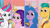 Size: 3072x1727 | Tagged: safe, screencap, hitch trailblazer, izzy moonbow, pipp petals, zipp storm, earth pony, pegasus, pony, unicorn, foal food, g5, my little pony: tell your tale, spoiler:g5, spoiler:my little pony: tell your tale, spoiler:tyts01e38, cookie, dilated pupils, female, food, high res, male, mare, royal sisters (g5), siblings, sisters, stallion, youtube link
