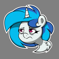 Size: 811x811 | Tagged: safe, artist:la hum, dj pon-3, vinyl scratch, pony, unicorn, g4, female, mare