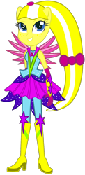 Size: 846x1727 | Tagged: safe, artist:ajosterio, oc, oc only, oc:shaumigna, human, equestria girls, g4, my little pony equestria girls: legend of everfree, alternate universe, boots, clothes, clothes swap, crystal guardian, crystal wings, equestria girls-ified, gloves, high heel boots, ponied up, shoes, simple background, solo, transparent background, twilight sparkle's crystal guardian outfit, wings