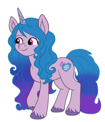 Size: 1641x1920 | Tagged: safe, artist:gmaplay, idw, izzy moonbow, pony, unicorn, g5, comic, cute, izzybetes, simple background, solo, transparent background