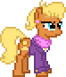 Size: 74x86 | Tagged: safe, artist:robokitty, ms. harshwhinny, earth pony, pony, g4, 2014, animated, blinking, desktop ponies, female, mare, old art, pixel art, simple background, solo, sprite, standing, transparent background