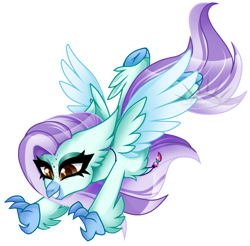 Size: 3033x2986 | Tagged: safe, artist:nekomellow, oc, oc only, oc:ocean breeze (savygriffs), classical hippogriff, hippogriff, claws, flying, high res, hippogriff oc, simple background, solo, spread wings, transparent background, wings