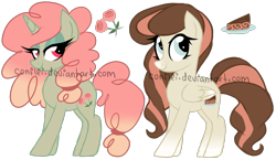 Size: 2511x1459 | Tagged: safe, artist:conflei, oc, oc only, pegasus, pony, unicorn, duo, eyelashes, female, horn, mare, pegasus oc, simple background, transparent background, unicorn oc, wings