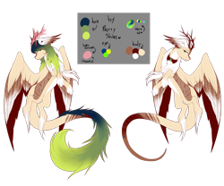 Size: 2683x2236 | Tagged: safe, artist:prettyshinegp, oc, oc only, draconequus, draconequus oc, duo, high res, reference sheet, simple background, transparent background