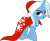 Size: 435x357 | Tagged: safe, artist:supersamyoshi, trixie, pony, unicorn, g4, christmas, clothes, costume, hat, holiday, santa costume, santa hat, simple background, solo, transparent background