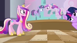 Size: 1280x720 | Tagged: safe, princess cadance, twilight sparkle, a canterlot wedding, g4, female, filly, filly twilight sparkle, foal, it came from youtube, old video, sunshine sunshine, younger, youtube link