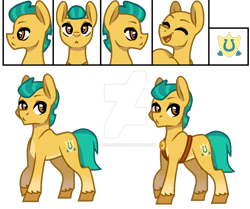 Size: 1280x1071 | Tagged: safe, artist:hate-love12, hitch trailblazer, earth pony, pony, g5, base used, deviantart watermark, male, obtrusive watermark, simple background, solo, stallion, transparent background, watermark