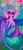 Size: 1080x2400 | Tagged: safe, artist:dddromm, twilight sparkle, alicorn, pony, g4, my little pony: the movie, canterlot, canterlot castle, female, mare, scene interpretation, solo, stained glass, twilight sparkle (alicorn)