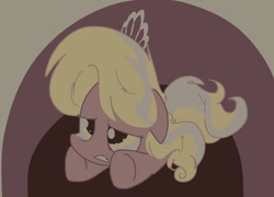 Size: 1500x1080 | Tagged: safe, artist:andromedasparkz, diamond tiara, earth pony, pony, g4, female, filly, foal, sad, solo