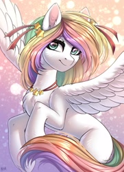 Size: 2050x2830 | Tagged: safe, artist:hakaina, oc, oc only, oc:chrism schism, pegasus, pony, chest fluff, concave belly, ear fluff, high res, pegasus oc, slender, solo, spread wings, stars, thin, unshorn fetlocks, wings