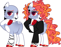 Size: 3100x2412 | Tagged: safe, artist:kurosawakuro, oc, earth pony, pony, base used, ear piercing, earring, high res, jewelry, male, nose piercing, nose ring, offspring, parent:toe-tapper, parent:torch song, parents:torchtapper, piercing, simple background, solo, stallion, transparent background