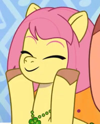 Size: 510x635 | Tagged: safe, screencap, posey bloom, earth pony, pony, a day in the life, g5, my little pony: tell your tale, spoiler:tyts01e41, adoraposey, alternate hairstyle, cropped, cute, female, mare