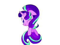 Size: 800x600 | Tagged: safe, artist:andromedasparkz, starlight glimmer, pony, unicorn, g4, female, mare, one eye closed, simple background, solo, transparent background, wink