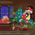 Size: 2160x2160 | Tagged: safe, anonymous artist, big macintosh, discord, fluttershy, oc, oc:late riser, draconequus, earth pony, pegasus, pony, series:fm holidays, series:hearth's warming advent calendar 2022, g4, advent calendar, baby, baby pony, book, christmas, christmas tree, clothes, colt, costume, female, fluttershy's cottage, foal, footed sleeper, footie pajamas, hat, high res, holiday, how the grinch stole christmas, lineless, male, mare, night, offspring, onomatopoeia, pajamas, parent:big macintosh, parent:fluttershy, parents:fluttermac, pegasus oc, pointy ponies, question mark, santa costume, santa hat, shhh, ship:fluttermac, shipping, sleeping, sneaking, snow, snowfall, sound effects, stallion, straight, the grinch, tiptoe, tree, zzz