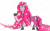 Size: 5200x3200 | Tagged: safe, artist:horsesplease, pinkie pie, dryad, fairy, plant pony, tree pony, g4, cherry blossoms, doodle, female, flower, flower blossom, flower in hair, long hair, pink hair, pinkamena diane pie, poison ivy, sakura pie, smiling, smirk, tree