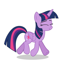 Size: 5352x5634 | Tagged: safe, artist:gypsykumquat, twilight sparkle, alicorn, pony, g4, inkscape, smiling, trotting, twilight sparkle (alicorn), vector