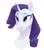 Size: 950x1079 | Tagged: safe, artist:melodylibris, rarity, pony, unicorn, g4, bust, lidded eyes, simple background, smiling, solo, white background