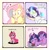 Size: 2692x2731 | Tagged: safe, artist:urbanqhoul, angel bunny, fluttershy, pinkie pie, rarity, twilight sparkle, alicorn, earth pony, pegasus, pony, rabbit, unicorn, g4, animal, blushing, book, dilated pupils, drink, female, glowing, glowing horn, grin, heart, high res, horn, hug, levitation, magic, magic aura, mare, meme, murder is okay, one of these things is not like the others, sleeping, smiling, telekinesis, twilight sparkle (alicorn), wide eyes, winghug, wings