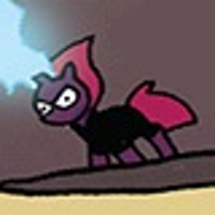 Size: 240x240 | Tagged: safe, artist:andy price, idw, official comic, tempest shadow, pony, unicorn, g4, season 10, spoiler:comic, spoiler:comic92, angy, broken horn, desert, female, horn, sand, smol, tempest shadow is not amused, unamused