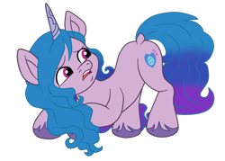 Size: 1883x1349 | Tagged: safe, artist:gmaplay, izzy moonbow, pony, unicorn, g5, my little pony: a new generation, simple background, solo, transparent background