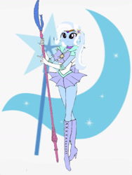 Size: 774x1032 | Tagged: safe, artist:theemperorofhonor, trixie, human, equestria girls, g4, clothes, sailor moon (series), sailor senshi, sailor trixie, sailor uniform, simple background, solo, uniform, white background