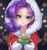 Size: 800x844 | Tagged: safe, artist:racoonsan, rarity, human, g4, beautiful, blurry background, breasts, christmas, clothes, cute, ear piercing, earring, eyebrows, eyebrows visible through hair, female, gloves, holiday, humanized, jewelry, looking at you, mittens, open mouth, open smile, piercing, present, smiling, smiling at you, solo