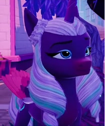 Size: 742x888 | Tagged: safe, gameloft, opaline arcana, alicorn, pony, g5, my little pony: make your mark, my little pony: mane merge, spoiler:g5, spoiler:my little pony: make your mark, female, solo