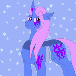 Size: 1000x1000 | Tagged: safe, artist:saint boniface, oc, oc only, oc:arcānus, changeling, female, mare, solo