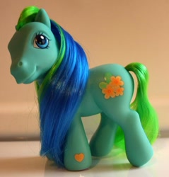 Size: 682x713 | Tagged: safe, photographer:lilcricketnoise, tropical surprise, pony, g3, irl, photo, solo, toy