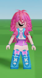 Size: 240x441 | Tagged: safe, pinkie pie, equestria girls, g4, catalog avatar creator, grass, laughing, roblox, sky, smiling