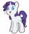 Size: 920x1060 | Tagged: safe, artist:melodylibris, rarity, pony, unicorn, g4, cute, female, mare, open mouth, open smile, raribetes, simple background, smiling, solo, white background