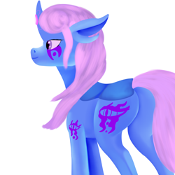 Size: 3000x3000 | Tagged: safe, artist:saint boniface, oc, oc only, oc:arcānus, changeling, female, high res, mare, simple background, solo, white background