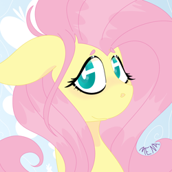 Size: 1500x1500 | Tagged: safe, artist:dsstoner, fluttershy, pegasus, pony, g4, bust, female, mare, portrait, solo