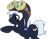 Size: 650x504 | Tagged: safe, artist:discordant creations, oc, oc only, oc:present pilot, earth pony, pony, female, hat, mare, pilot, secret santa, simple background, solo, transparent background, waving