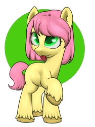 Size: 3000x4000 | Tagged: safe, artist:dumbwoofer, posey bloom, earth pony, pony, a day in the life, g5, my little pony: tell your tale, spoiler:g5, spoiler:my little pony: tell your tale, spoiler:tyts01e41, :p, adoraposey, alternate hairstyle, cute, ear fluff, female, looking at you, mare, raised hoof, simple background, solo, tongue out, transparent background, unshorn fetlocks