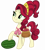 Size: 3662x4096 | Tagged: safe, artist:sjart117, cherry jubilee, earth pony, pony, g4, basket, female, food, fruit, mare, mole, movie accurate, simple background, solo, transparent background, watermelon