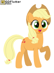 Size: 445x606 | Tagged: safe, artist:thread8, applejack, earth pony, pony, g4, cute, jackabetes, simple background, solo, transparent background