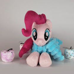 Size: 1000x1000 | Tagged: safe, artist:larsen toys, pinkie pie, earth pony, pony, g4, clothes, female, irl, mare, photo, plushie, scarf, solo