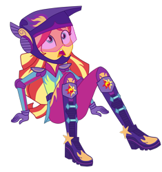 Size: 2041x2172 | Tagged: safe, artist:gmaplay, sunset shimmer, human, equestria girls, g4, my little pony equestria girls: friendship games, boots, clothes, friendship games motocross outfit, friendship games outfit, gloves, helmet, high res, motocross outfit, motorcross, motorcycle, motorcycle outfit, shoes, simple background, solo, transparent background, tri-cross relay outfit