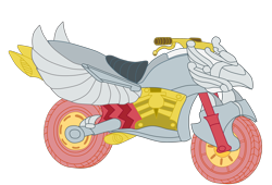 Size: 4254x2886 | Tagged: safe, artist:gmaplay, equestria girls, g4, motorcross, motorcycle, no pony, simple background, transparent background