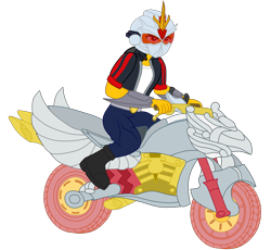 Size: 4000x3677 | Tagged: safe, artist:gmaplay, oc, oc only, oc:saint rider, human, equestria girls, g4, motorcross, motorcycle, simple background, solo, transparent background