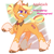 Size: 1080x1080 | Tagged: safe, artist:flowery_pikture, derpibooru exclusive, applejack, earth pony, pony, comic:friendship reimagined, g4, applejack's hat, coat markings, cowboy hat, hat, redesign, socks (coat markings), solo, unshorn fetlocks