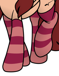 Size: 828x1066 | Tagged: safe, artist:hiverro, oc, oc only, oc:hiverro, pegasus, pony, clothes, simple background, socks, solo, stockings, striped socks, thigh highs, transparent background, warm
