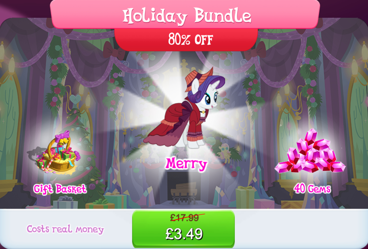 #3016616 - safe, gameloft, merry, rarity, pony, unicorn, my little pony ...