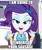 Size: 500x602 | Tagged: safe, edit, edited screencap, screencap, rarity, human, camping must-haves, equestria girls, g4, my little pony equestria girls: better together, bedroom eyes, caption, clothes, eyebrows, eyeshadow, female, looking at you, makeup, meme, open mouth, open smile, smiling, smiling at you, solo, text