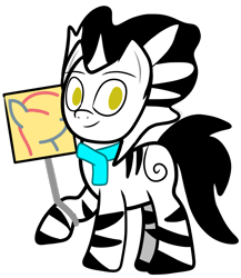 Size: 1487x1710 | Tagged: safe, artist:knife smile, oc, oc only, oc:ldb, zebra, fimtale, oc design, simple background, solo, transparent background