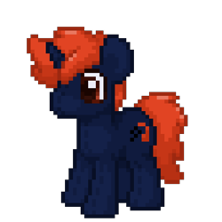 Size: 2000x2000 | Tagged: artist needed, safe, oc, oc only, oc:fizark catto, pony, unicorn, commission, high res, male, pixel art, plushie, recolor, simple background, solo, stand, transparent background, ych result