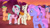 Size: 3072x1727 | Tagged: safe, screencap, dahlia, grassy hills, nightracer, plum library, rocky riff, sugarpuff lilac, earth pony, pegasus, pony, unicorn, firework-ing together, g5, my little pony: tell your tale, spoiler:g5, spoiler:my little pony: tell your tale, female, grin, high res, male, mare, open mouth, open smile, smiling, stallion, unnamed character, unnamed pony, youtube link