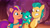 Size: 3072x1727 | Tagged: safe, screencap, hitch trailblazer, sparky sparkeroni, sunny starscout, dragon, earth pony, pony, firework-ing together, g5, my little pony: tell your tale, spoiler:g5, spoiler:my little pony: tell your tale, baby, baby dragon, female, frown, high res, male, mane stripe sunny, mare, stallion, trio, youtube link