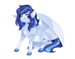 Size: 2900x2300 | Tagged: safe, artist:gigason, oc, oc only, oc:azure, pegasus, pony, female, high res, mare, simple background, solo, transparent background